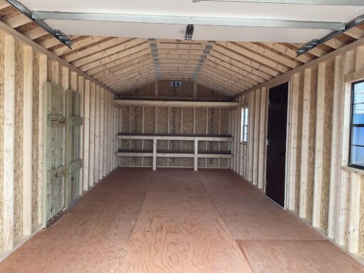 12'x28' Ranch Gable Wood Panel Garage