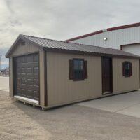 12'x28' Ranch Gable Wood Panel Garage