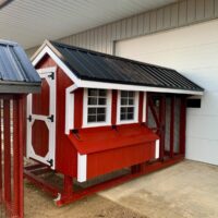 6'x12' Quaker Chicken Coop Combo