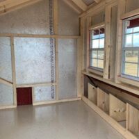 6'x12' Quaker Chicken Coop Combo