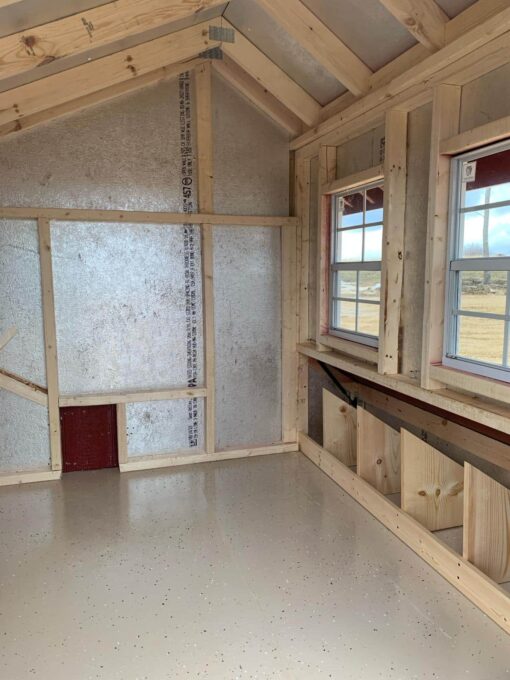 6'x12' Quaker Chicken Coop Combo