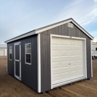 12'x16' Economy Ranch Wood Panel Garage