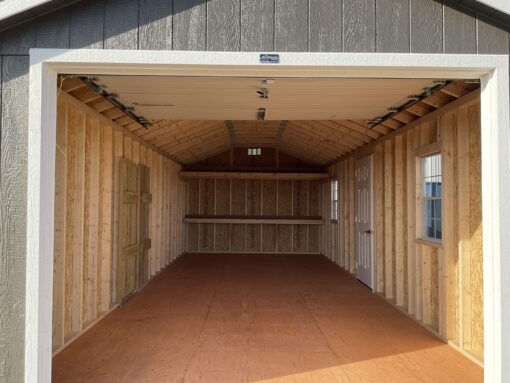 12'x28' Ranch Gable Wood Panel Garage