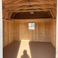 12'x16' Economy High Barn Wood Shed