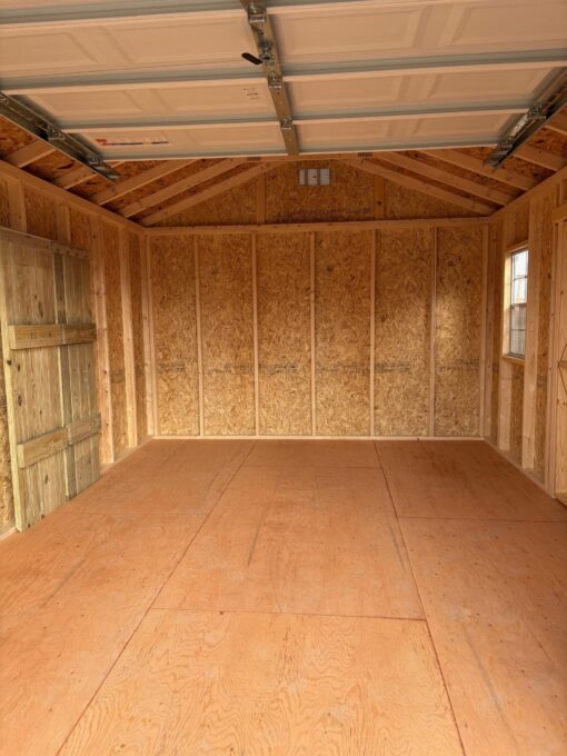 12'x16' Economy Ranch Wood Panel Garage