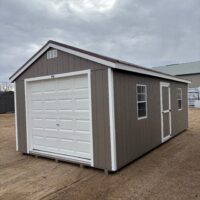12'x24' Economy Ranch Wood Panel Garage