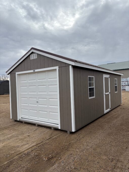12'x24' Economy Ranch Wood Panel Garage