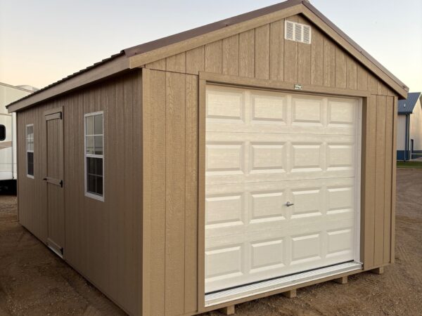 12'x20' Economy Ranch Wood Panel Garage