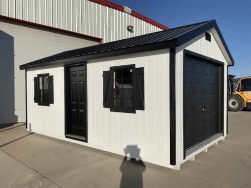 12'x20' Ranch Gable Wood Panel Garage