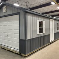 12'x24' Ranch Gable Metal Garage