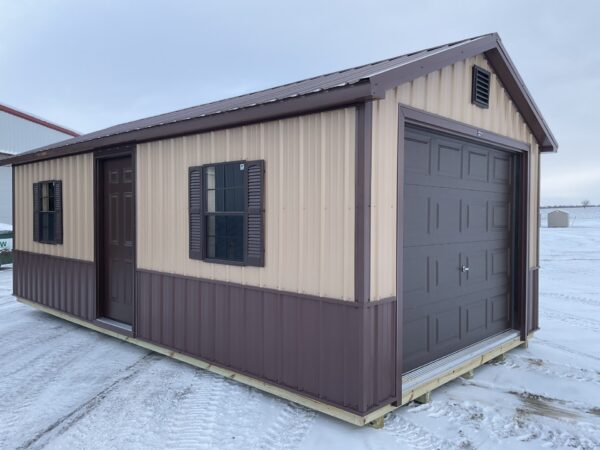 12'x24' Ranch Gable Metal Garage