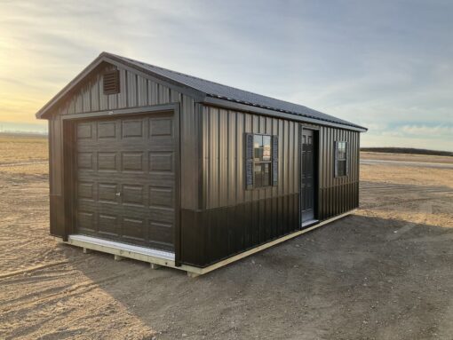 12'x24' Ranch Gable Metal Garage