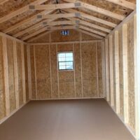 10'x16' Economy Ranch Gable Wood Shed