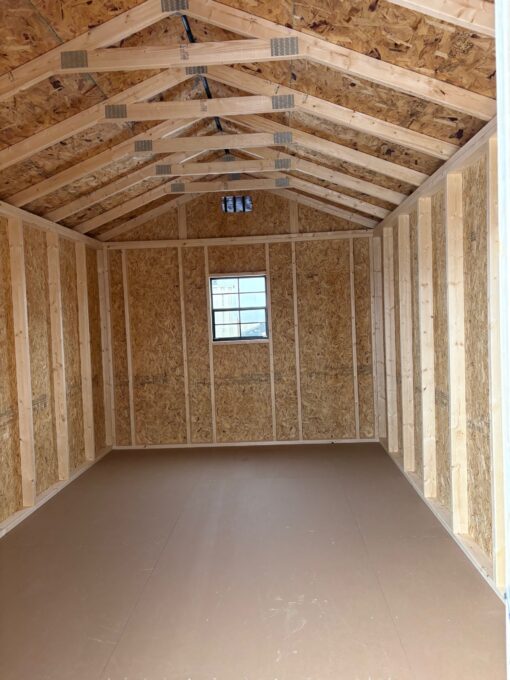 10'x16' Economy Ranch Gable Wood Shed