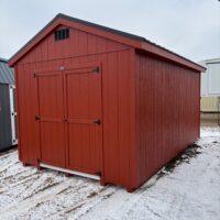 10'x16' Economy Ranch Gable Wood Shed