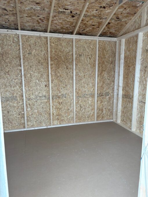 10'x16' Economy Ranch Gable Wood Shed