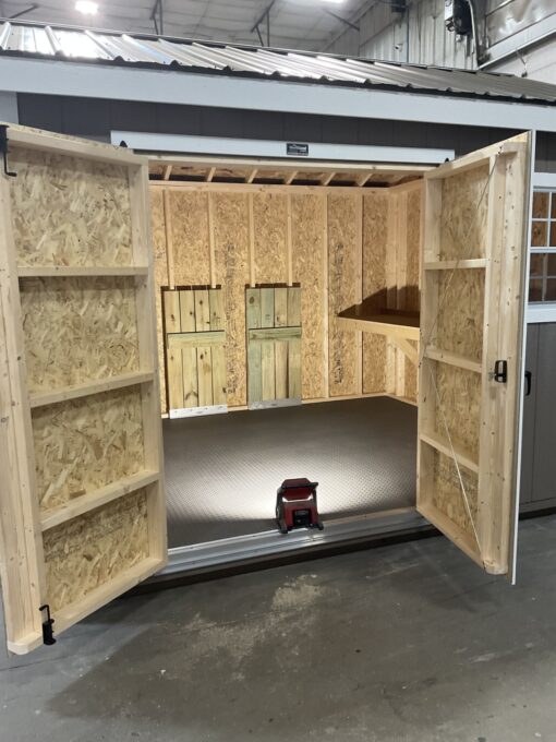 10'x12' Ranch Gable Wood Panel Shed