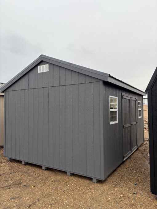 12'x16' Economy Ranch Gable Wood Shed