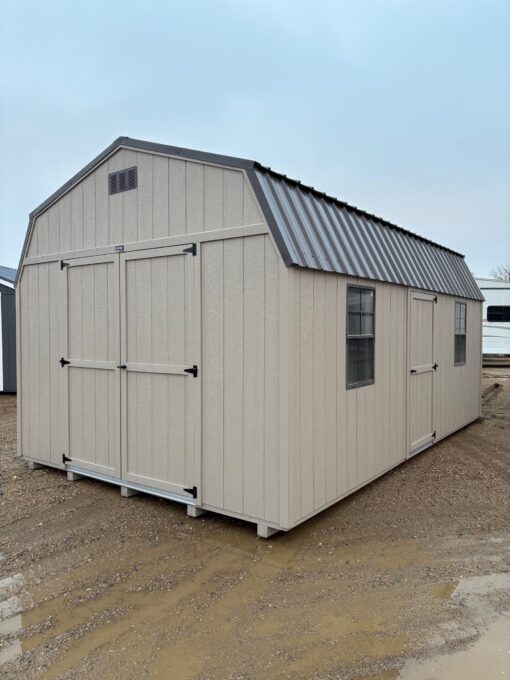 12'x20' Economy High Barn Wood Shed