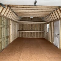 12'x28' High Barn Wood Panel Garage