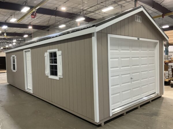 14'x32' Ranch Gable Wood Panel Garage