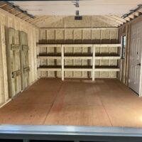 12'x16' Ranch Gable Wood Panel Garage