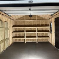 12'x16' Ranch Gable Wood Panel Garage