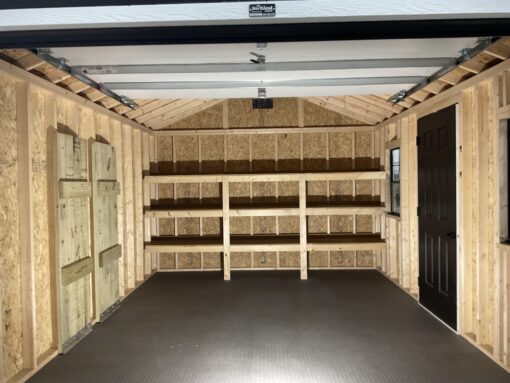 12'x16' Ranch Gable Wood Panel Garage