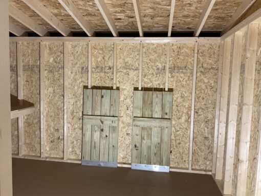 10'x12' Studio Wood Panel Shed