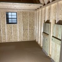 10'x12' High Barn Wood Panel Shed