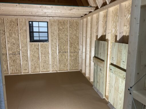 10'x12' High Barn Wood Panel Shed