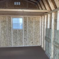 10'x12' High Barn Wood Panel Shed