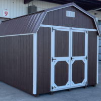 10'x12' High Barn Wood Panel Shed