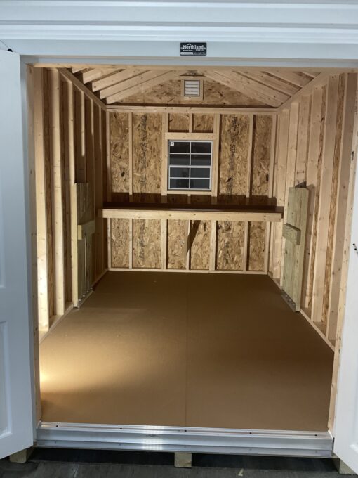 8x12 Ranch Gable Vinyl Shed