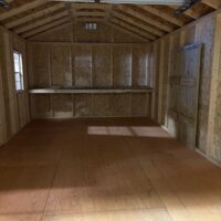 12'x20' Economy Ranch Wood Panel Garage