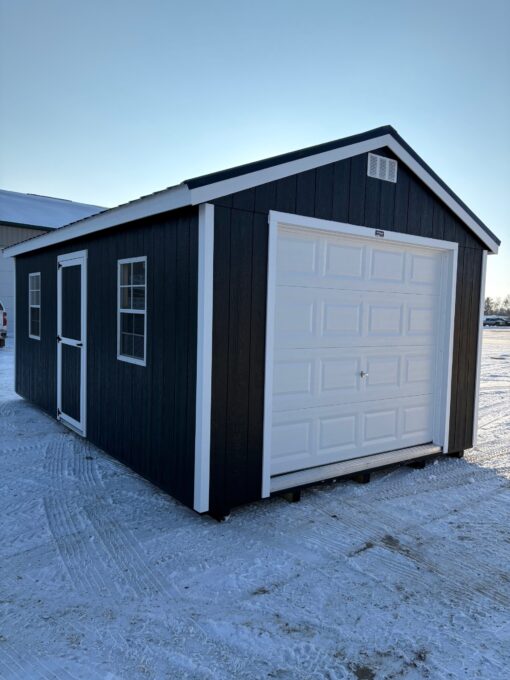 12'x20' Economy Ranch Wood Panel Garage