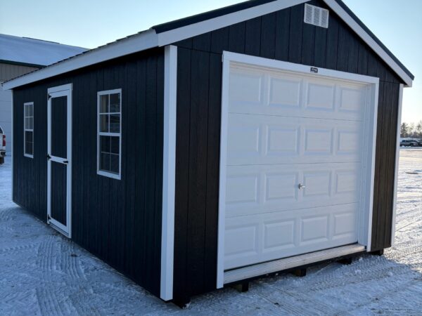 70710 12'x20' Economy Ranch Wood Panel Garage