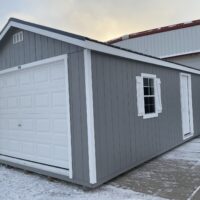 14'x32' Ranch Gable Wood Panel Garage
