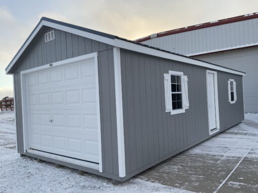 14'x32' Ranch Gable Wood Panel Garage