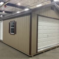 14'x32' Ranch Gable Wood Panel Garage