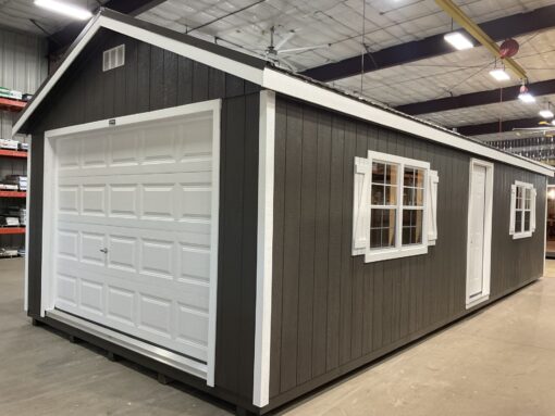 14'x32' Ranch Gable Wood Panel Garage