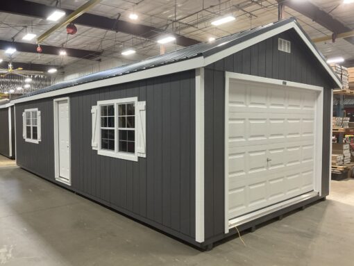 14'x32' Ranch Gable Wood Panel Garage