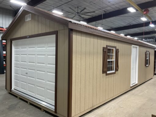 14'x32' Ranch Gable Wood Panel Garage