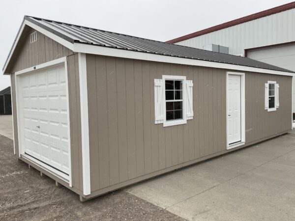 14'x32' Ranch Gable Wood Panel Garage