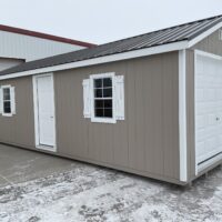 12'x28' Ranch Gable Wood Panel Garage
