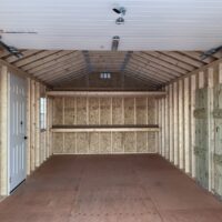 12'x24' Ranch Gable Wood Panel Garage