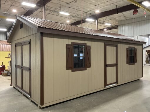 12'x24' Ranch Gable Wood Panel Shed