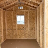 8'x10' Economy Ranch Gable Wood Shed