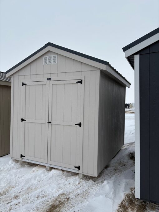 8'x10' Economy Ranch Gable Wood Shed