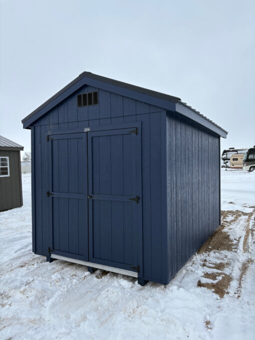 8'x12' Economy Ranch Gable Wood Shed